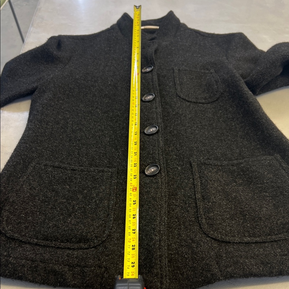 Massimo Alba Dark Gray Wool Utility Jacket - Picture 5 of 5